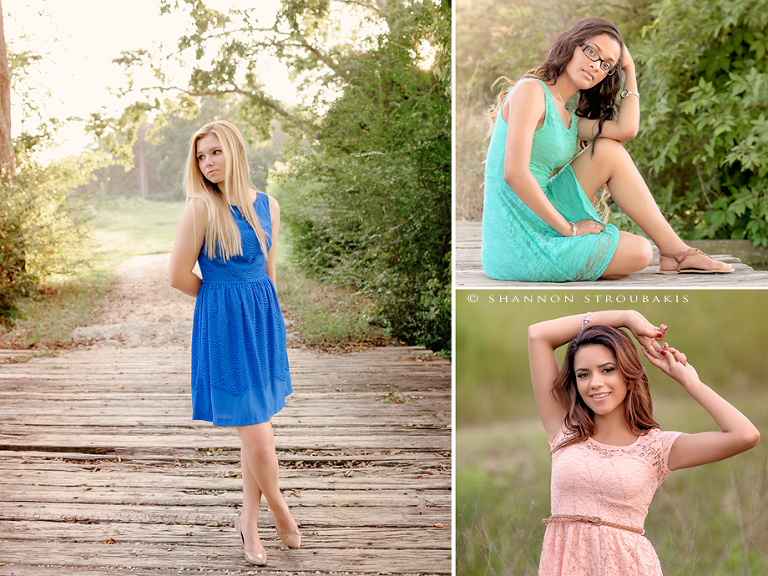 What to Wear for Senior Pictures in the Woodlands and Spring – Girly